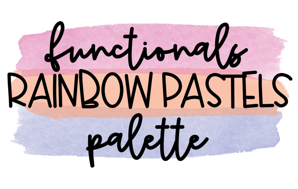 Functionals: Rainbow Pastels