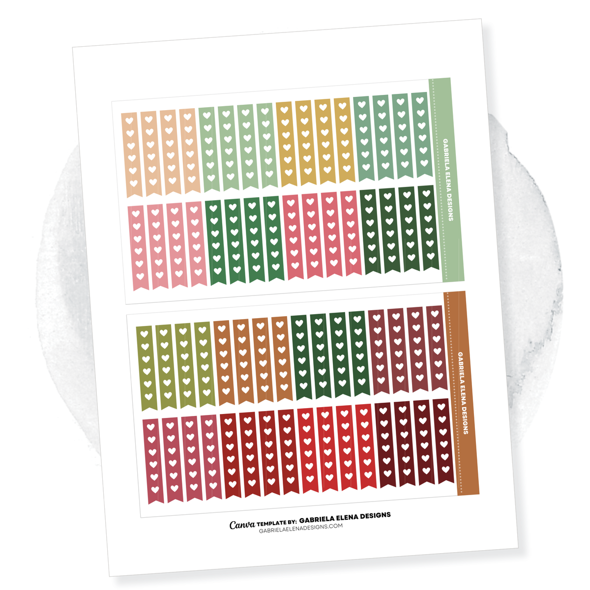 Christmas // Flag Checklists // Standard Printable / Instant Download ...