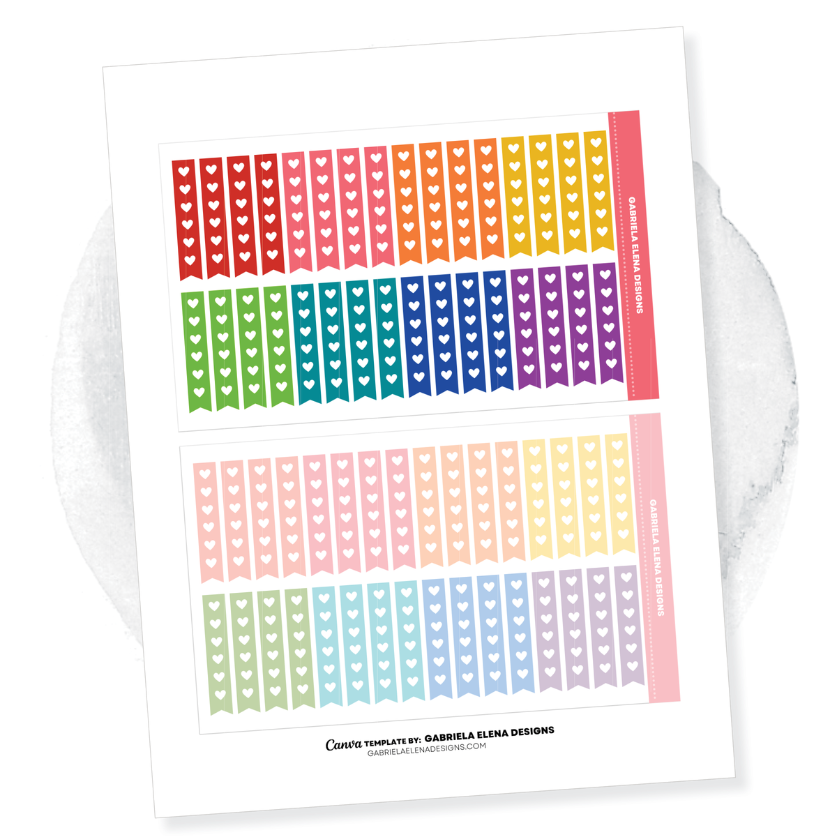 Rainbow // Flag Checklists // Standard Printable / Instant Download ...