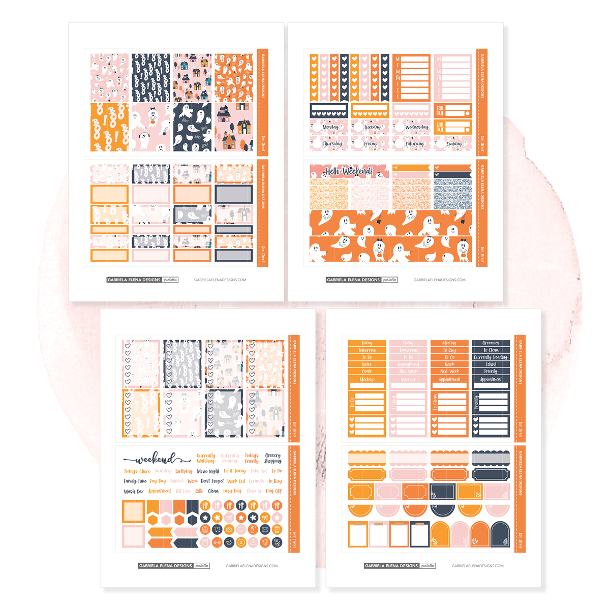 Boo Street // Vertical Printable / Instant Download – Gabriela Elena ...