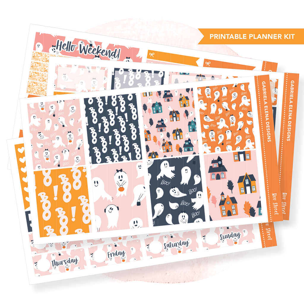 Boo Street Boo Street // Vertical Printable / Instant Download – Gabriela Elena ...